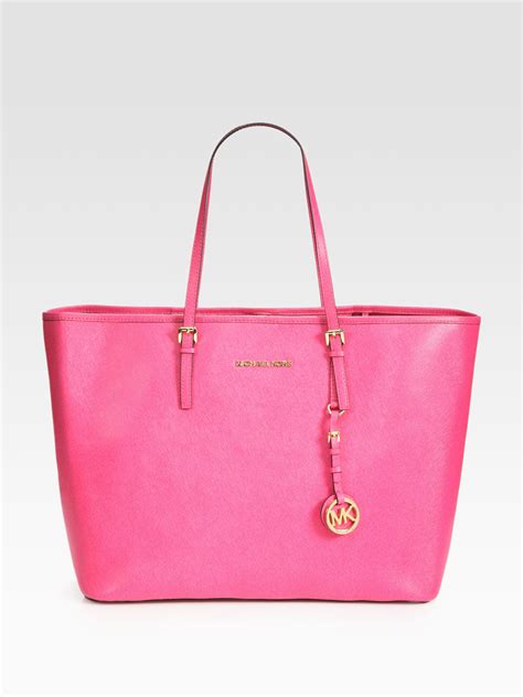 michael kors hot pink backpack